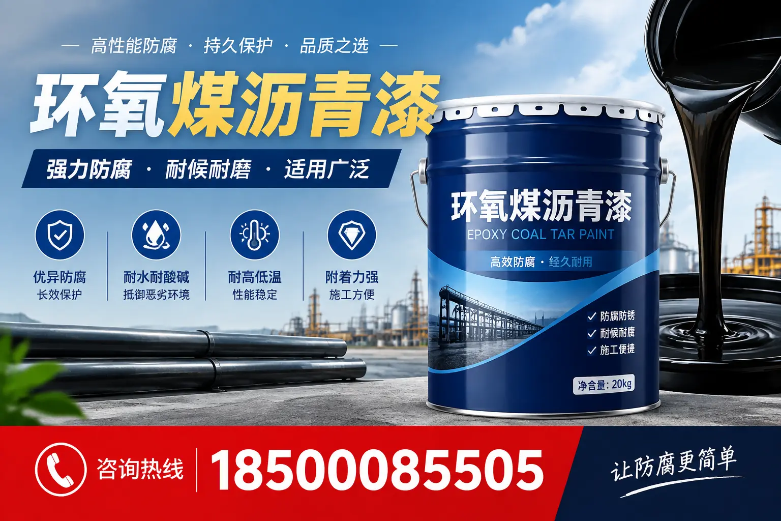 环氧煤沥青漆在不同气候条件下的表现分析，丽江适用性